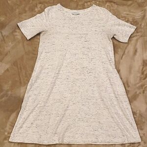 Women's short  gray/ white polo dress by Katherine Barclay